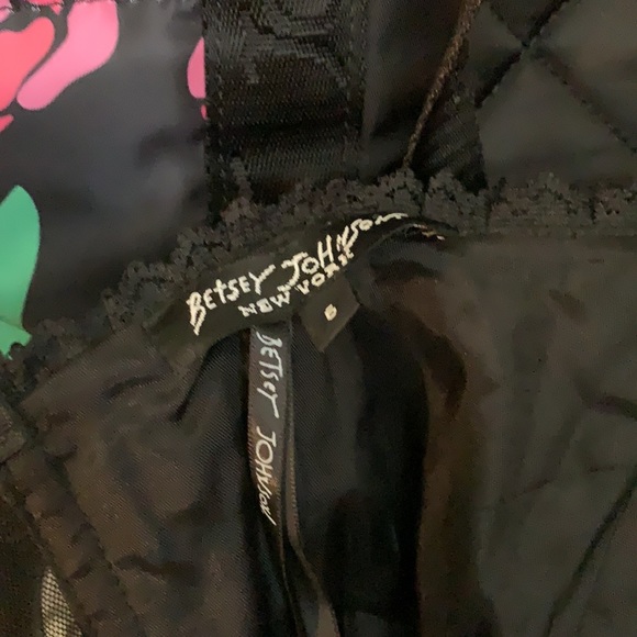 Black Lace Corset Tiered Dress - Picture 4 of 6